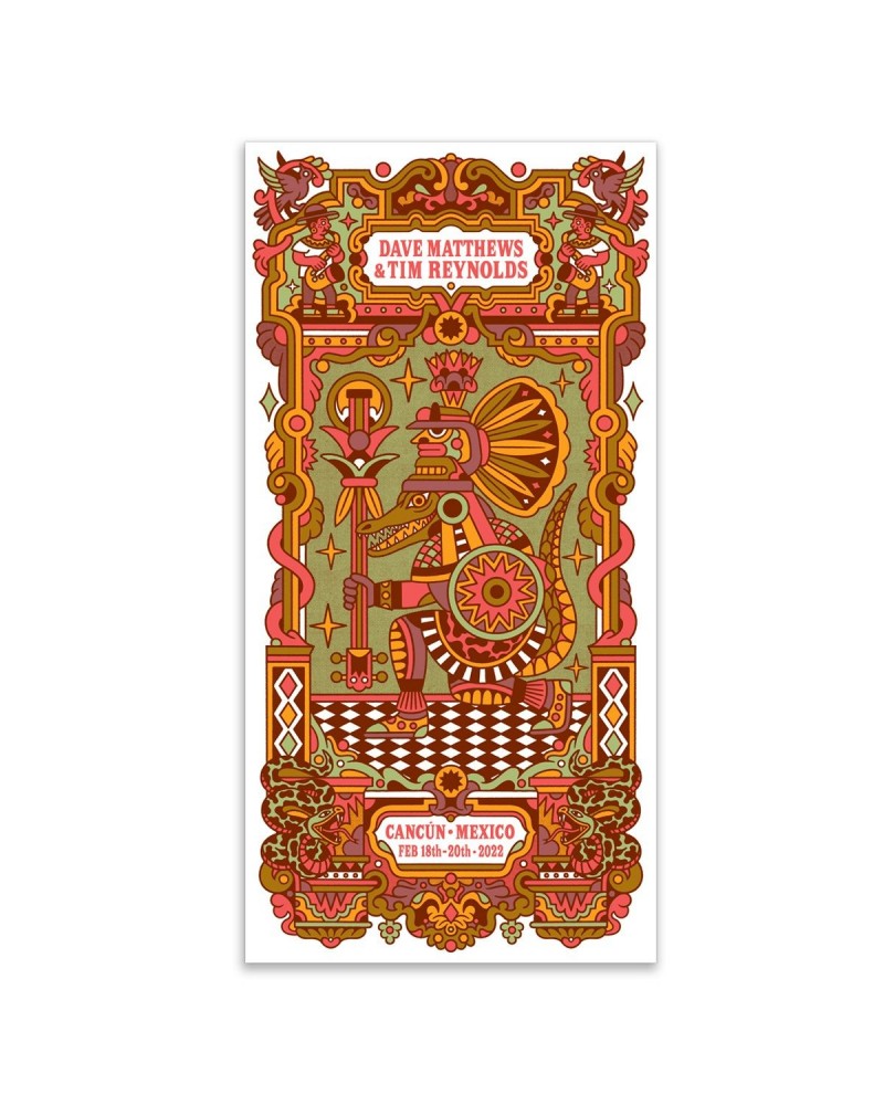 Dave Matthews Band Dave & Tim 2022 Event Poster - Triptych N3 Panel $27.00 Decor