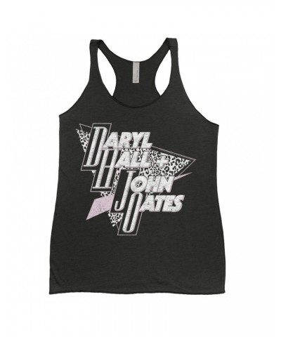 Daryl Hall & John Oates Ladies' Tank Top | Animal Print Logo Shirt $11.58 Shirts