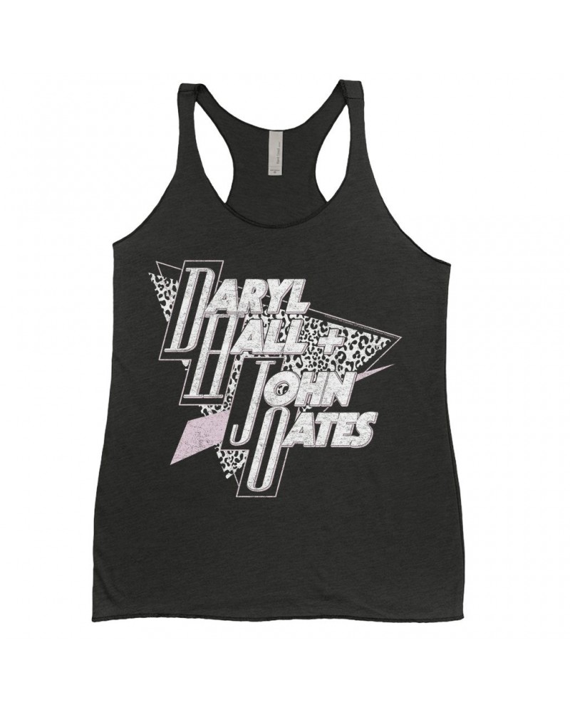 Daryl Hall & John Oates Ladies' Tank Top | Animal Print Logo Shirt $11.58 Shirts