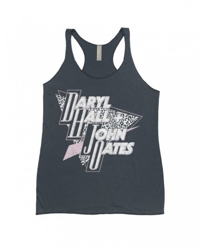 Daryl Hall & John Oates Ladies' Tank Top | Animal Print Logo Shirt $11.58 Shirts