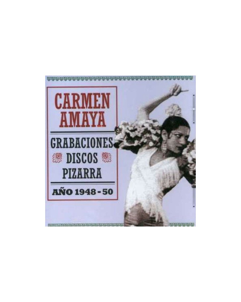 Carmen Amaya GRABACIONES DISCOS PIZARRA 1948/50 CD $5.45 CD