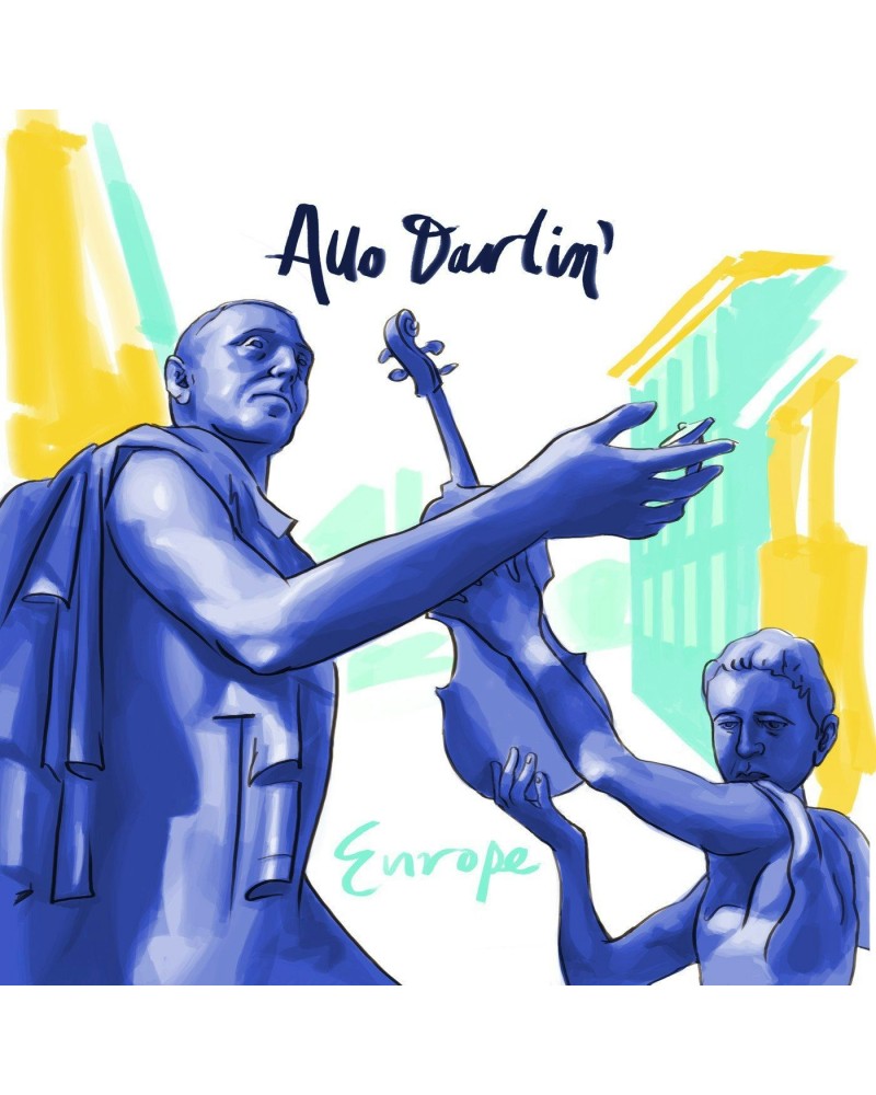 Allo Darlin' Europe Single' Vinyl 7" - Blue Vinyl Record $7.26 Vinyl