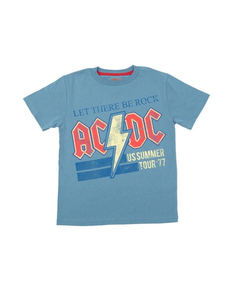 AC/DC Let There Be Rock Summer Tour 1977 Kids T-shirt $5.13 Kids