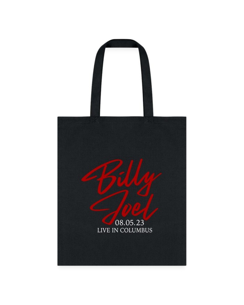 Billy Joel "8-5-23 Columbus Set List" Black Tote Bag Online Exclusive $10.80 Bags