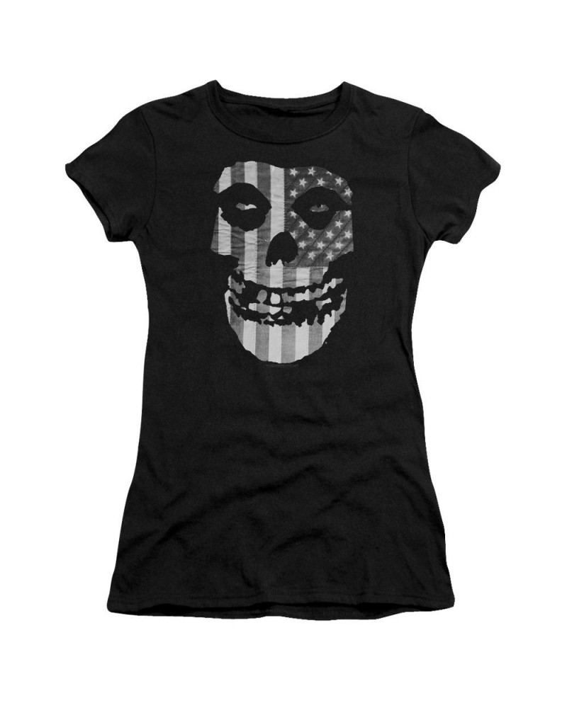 Misfits Juniors Shirt | FIEND FLAG Juniors T Shirt $9.40 Shirts