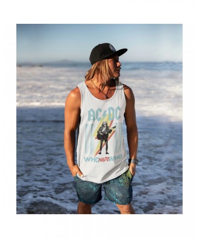 AC/DC Unisex Tank Top | Pastel Who Made Who Shirt $12.48 Shirts