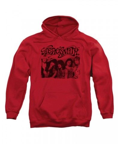 Aerosmith Hoodie | OLD PHOTO Pull-Over Sweatshirt $13.30 Sweatshirts