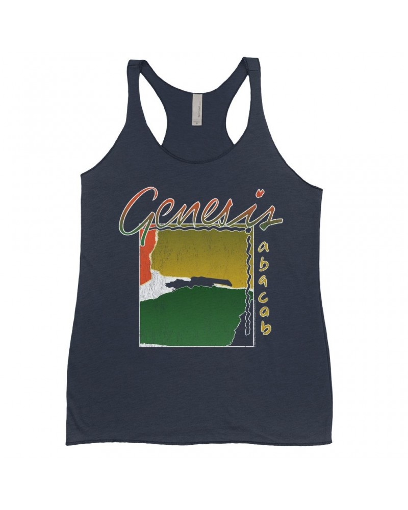 Genesis Ladies' Tank Top | Retro Abacab Album Distressed Shirt $11.87 Shirts