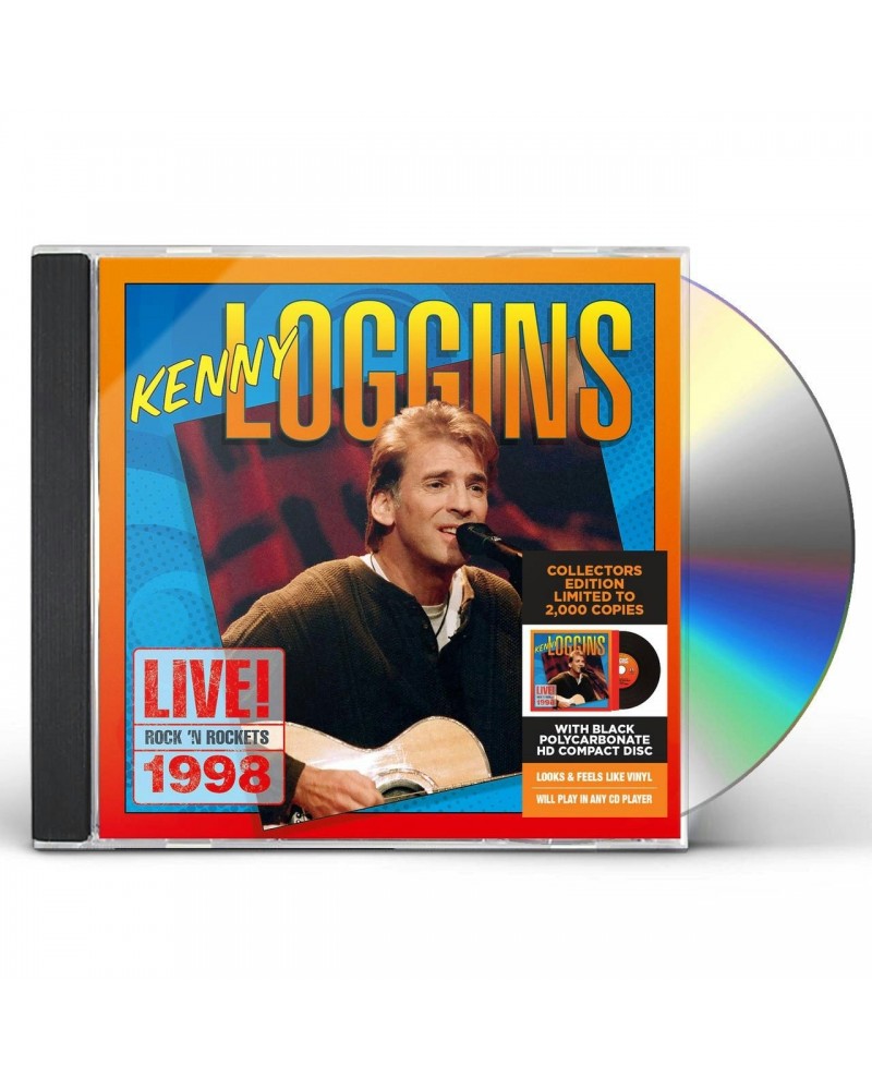 Kenny Loggins LIVE ROCK 'N ROCKETS 1998 CD $2.05 CD