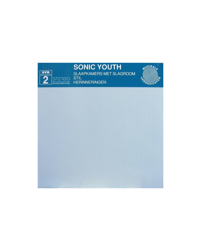 Sonic Youth Slaapkamers Met Slagroom' Vinyl Record $10.90 Vinyl