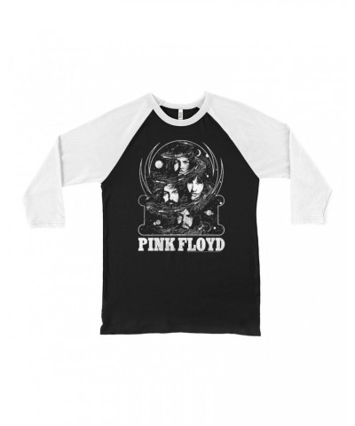 Pink Floyd 3/4 Sleeve Baseball Tee | Band Universe Design Shirt $11.38 Shirts