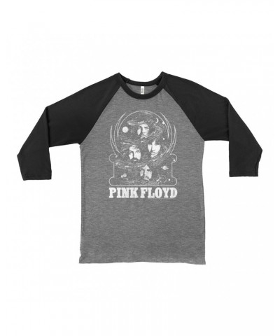 Pink Floyd 3/4 Sleeve Baseball Tee | Band Universe Design Shirt $11.38 Shirts