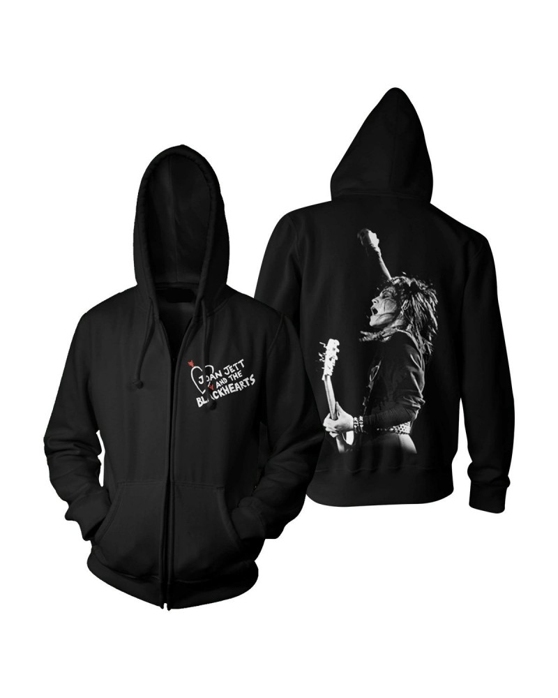 Joan Jett & the Blackhearts Zip-Up Hoodie $27.00 Sweatshirts