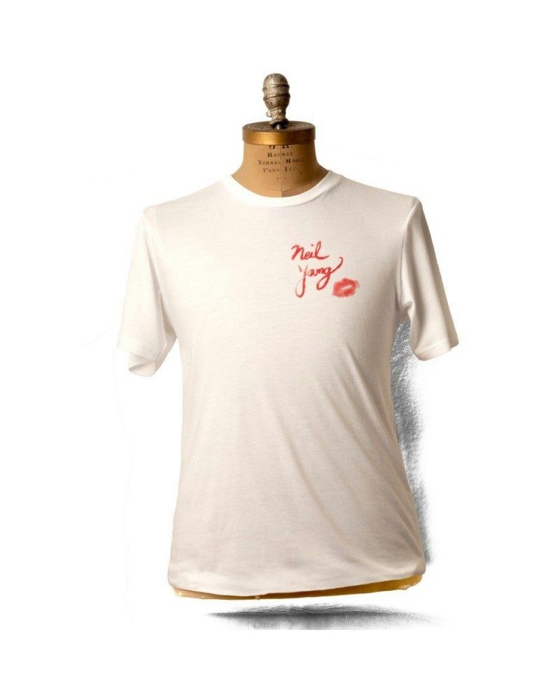 Neil Young Soft Organic Songs For Judy Men's White T-Shirt $16.65 Shirts