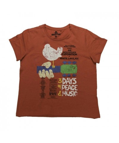 Woodstock Women's Loose Cut Original Event T-Shirt $6.97 Shirts