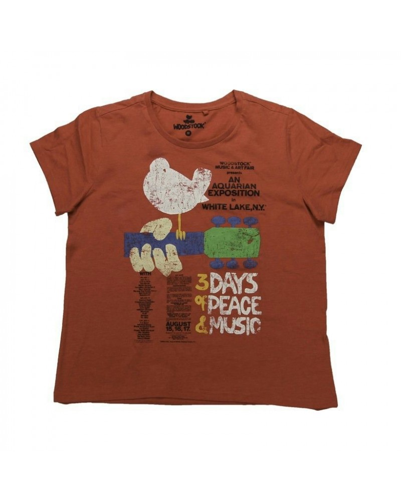 Woodstock Women's Loose Cut Original Event T-Shirt $6.97 Shirts