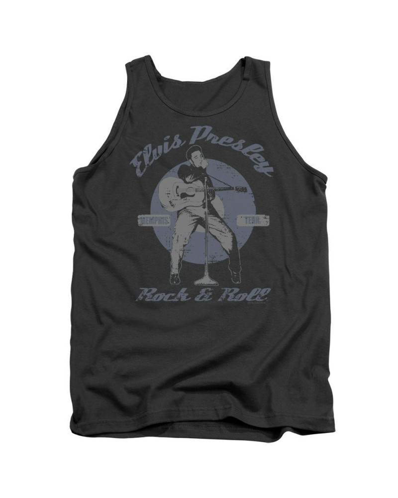 Elvis Presley Tank Top | ROCK & ROLL Sleeveless Shirt $7.20 Shirts