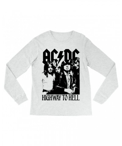 AC/DC Long Sleeve Shirt | Highway To Hell Retro Black Shirt $11.68 Shirts