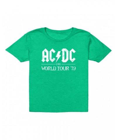 AC/DC Kids T-Shirt | Live In Concert 1979 Distressed Kids T-Shirt $9.23 Kids