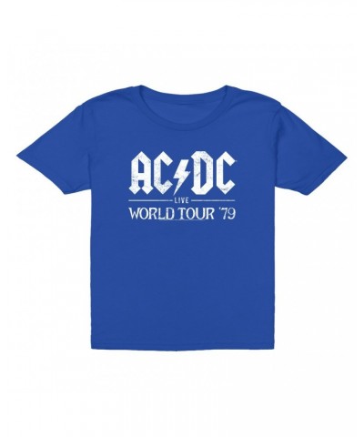 AC/DC Kids T-Shirt | Live In Concert 1979 Distressed Kids T-Shirt $9.23 Kids