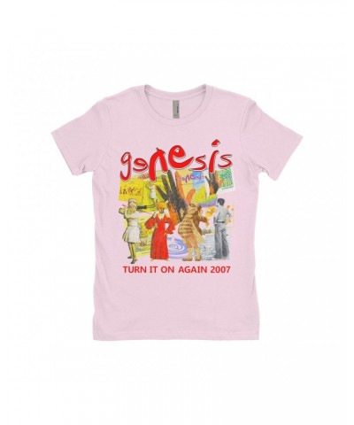 Genesis Ladies' Boyfriend T-Shirt | Turn It On Again Tour 2007 Shirt $12.23 Shirts