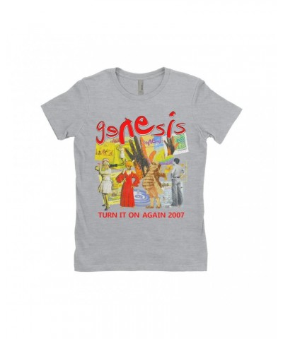 Genesis Ladies' Boyfriend T-Shirt | Turn It On Again Tour 2007 Shirt $12.23 Shirts