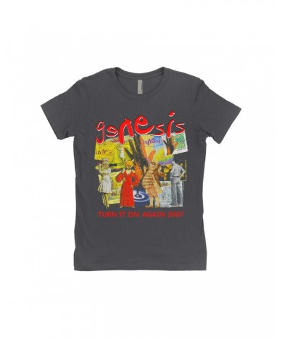 Genesis Ladies' Boyfriend T-Shirt | Turn It On Again Tour 2007 Shirt $12.23 Shirts