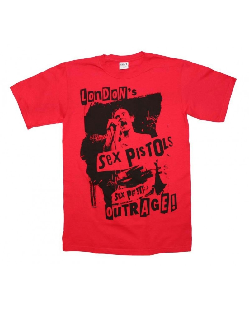 Sex Pistols T Shirt | Sex Pistols London's Outrage T-Shirt $5.11 Shirts