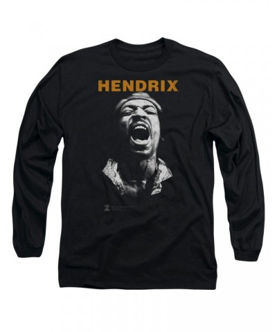 Jimi Hendrix Listen Long Sleeve T-Shirt $15.40 Shirts