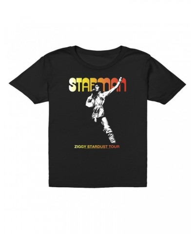 David Bowie Kids T-Shirt | Starman Ombre Kids T-Shirt $9.23 Kids