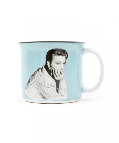 Elvis Presley Blue Camping Mug $5.46 Drinkware