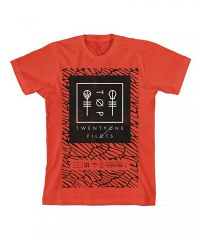 Twenty One Pilots Scale Panel T-Shirt (Red) $9.60 Shirts