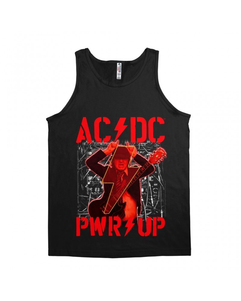 AC/DC Unisex Tank Top | PWR Up Album Art With Angus Young Shirt $8.48 Shirts