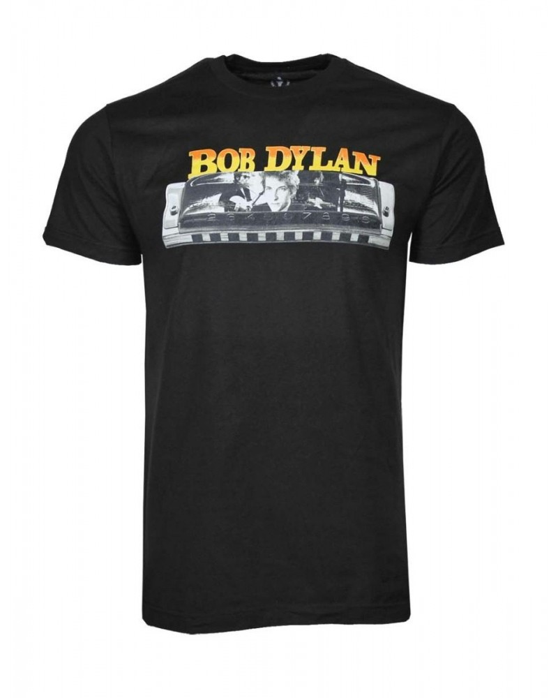 Bob Dylan T Shirt | Bob Dylan Harmonica T-Shirt $6.98 Shirts