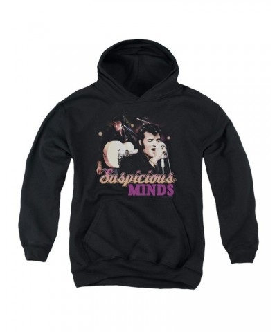 Elvis Presley Youth Hoodie | SUSPICIOUS MINDS Pull-Over Sweatshirt $10.15 Sweatshirts