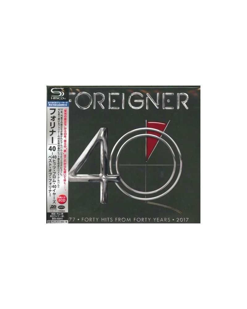 Foreigner 40 (SHM) CD $10.24 CD