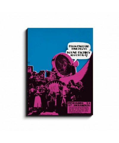 Pink Floyd Wall Art | 1968 Sound Factory Sacramento Concert Canvas Wrap $17.99 Decor