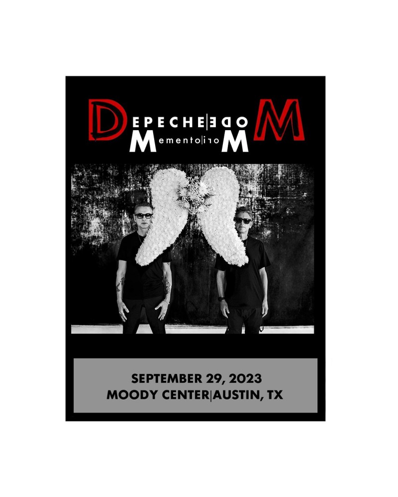 Depeche Mode Memento Mori Tour 2023 Austin Screen Print Poster Limited Edition $24.00 Decor