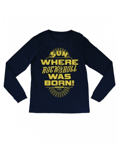 Sun Records Long Sleeve Shirt | 1952 Where Rock n Roll Was Born Shirt $13.48 Shirts