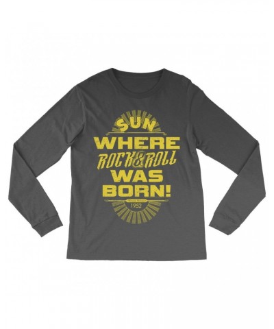 Sun Records Long Sleeve Shirt | 1952 Where Rock n Roll Was Born Shirt $13.48 Shirts