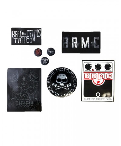 Black Rebel Motorcycle Club B.R.M.C.® BUTTON AND STICKER SET $4.30 Accessories