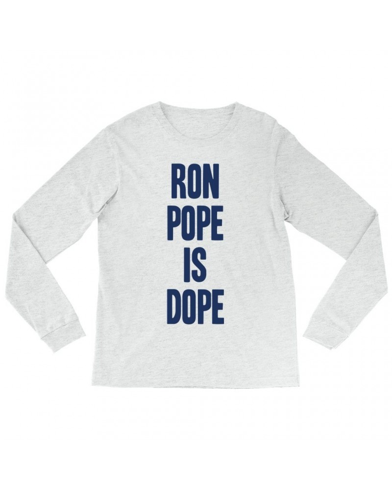 Ron Pope Long Sleeve Shirt | is Dope Blue Shirt $13.78 Shirts