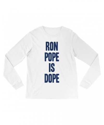 Ron Pope Long Sleeve Shirt | is Dope Blue Shirt $13.78 Shirts