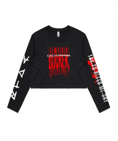 A Day To Remember Blood Sucker Crop Longsleeve (Black) $14.98 Shirts