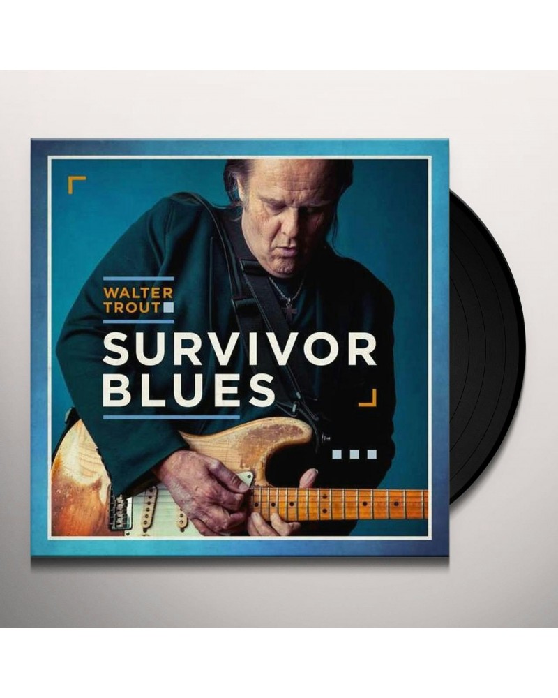 Walter Trout Survivor Blues Blue Vinyl Record $14.40 Vinyl