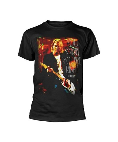 Kurt Cobain T Shirt - You Know You'Re Right $15.41 Shirts