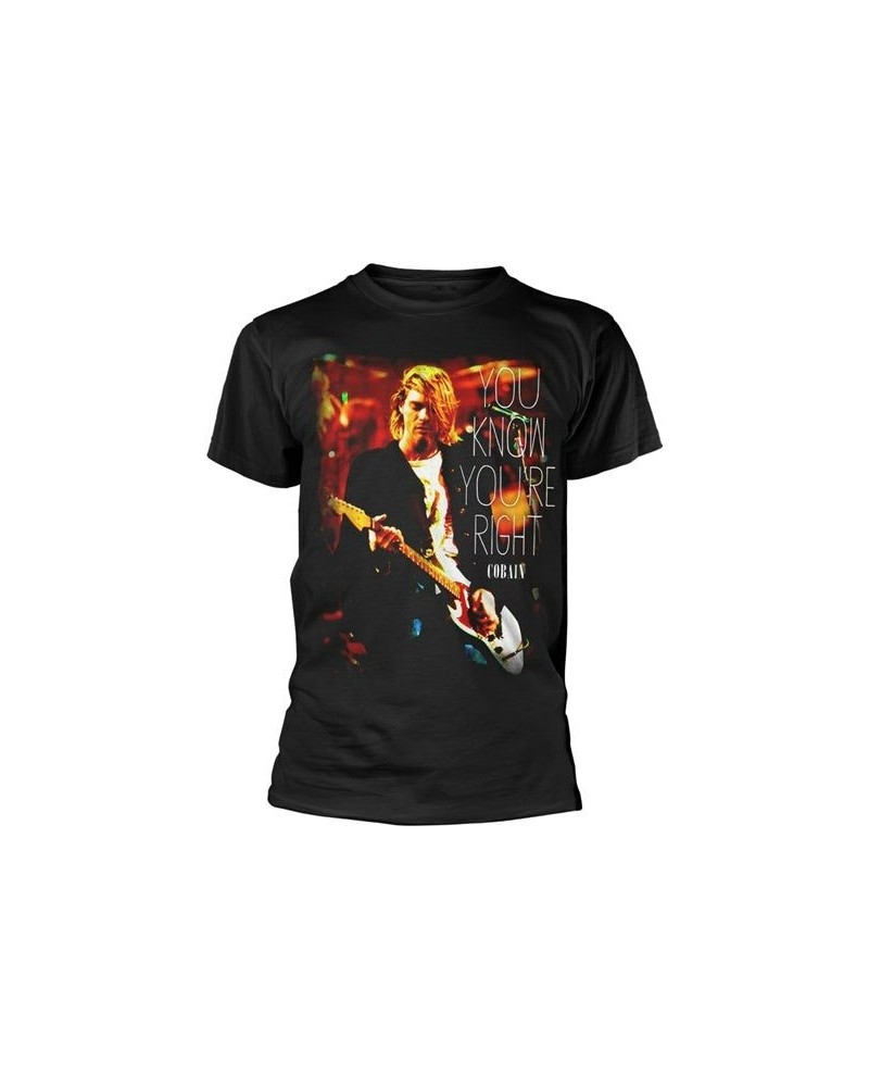 Kurt Cobain T Shirt - You Know You'Re Right $15.41 Shirts